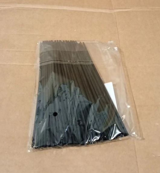 TOMCENXI Reed Diffuser Sticks 19cm Black Rattan Aroma Refill Sticks Design New
