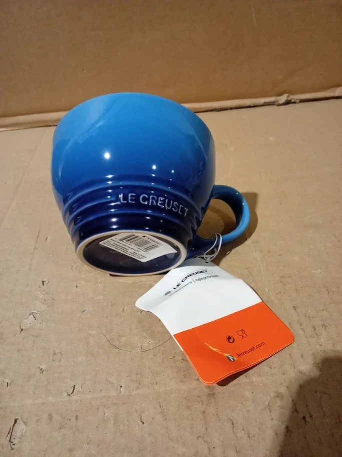 Le Creuset Stoneware Grand Mug 400ml Azure 70304402200002 Freezer Safe New