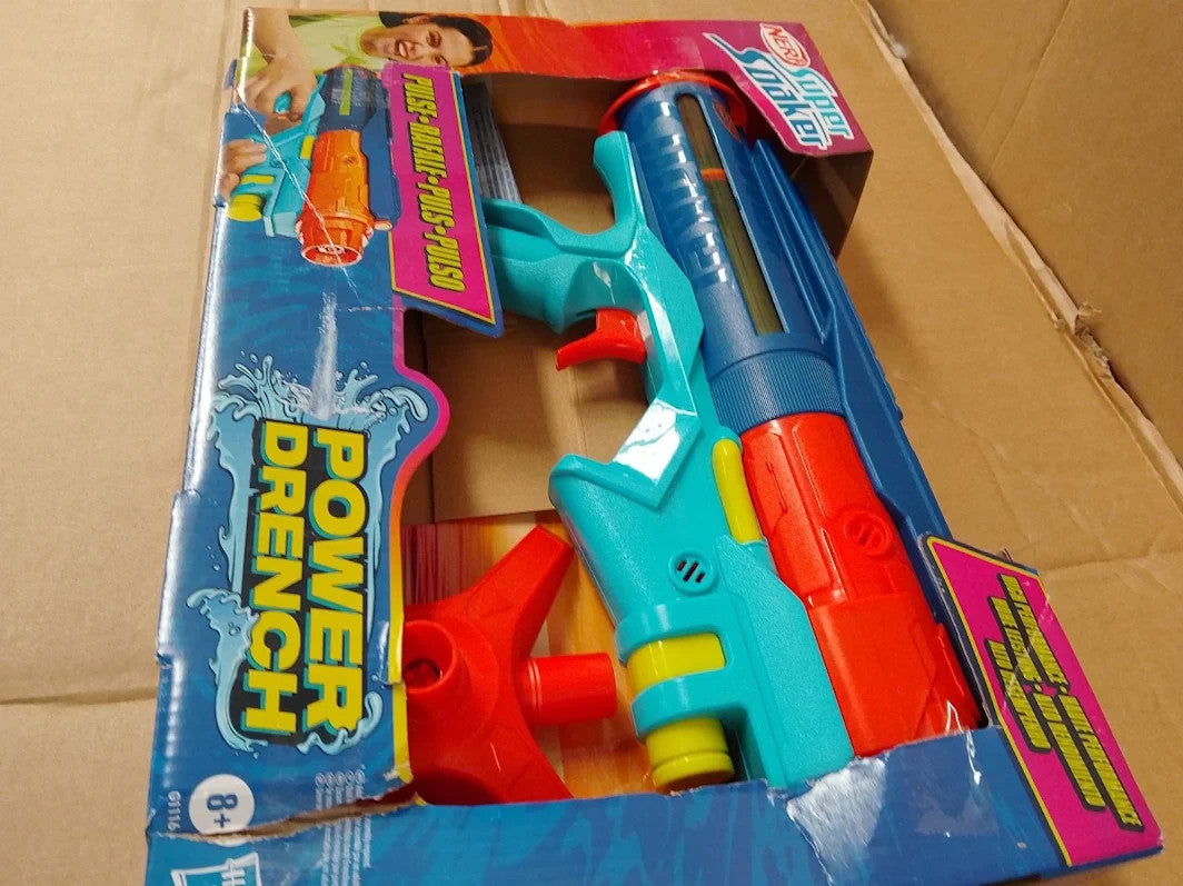 Super Soaker Power Drench Water Blaster Toy Kids Summer Garden Outdoor New