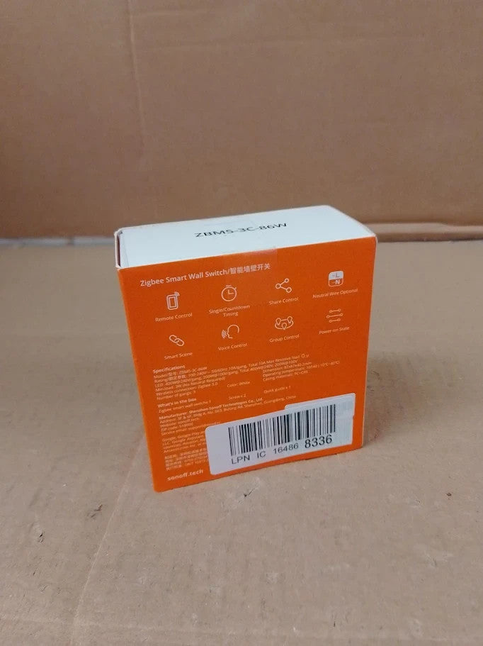 Sonoff Zigbee Smart Light Switch Requires Hub No Neutral With Neutral ZBM5 New
