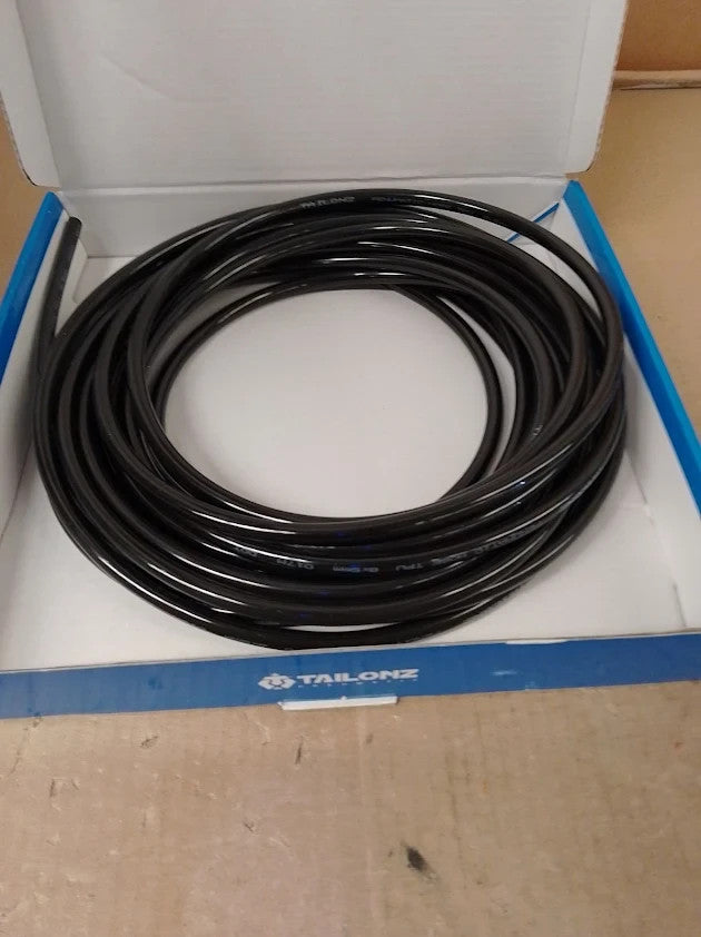 Tailonz Pneumatic Black 8mm OD 10Meters PU Air Tubing Pipe Air Hose Tubing New