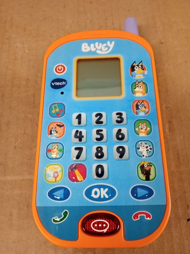 VTech Bluey Ring Ring Learning Phone Official Bluey Toy Interactive 3+