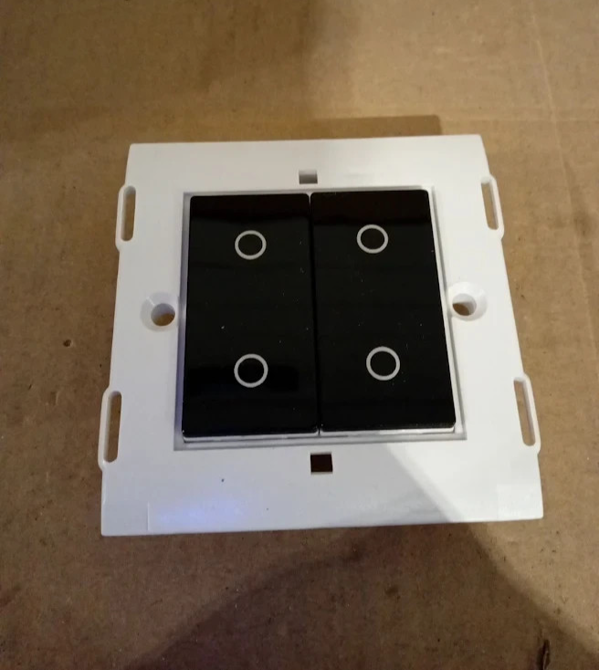 BG Evolve Touch Dimmer Switch Double Slave 2 Way Trailing Edge Matt Black New