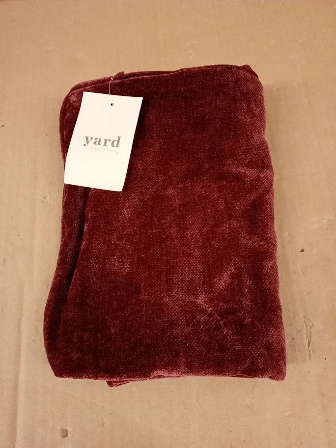 Furn Yard Heavy Chenille Cushion Cover Luxury Soft Velvet Piped Decorative New