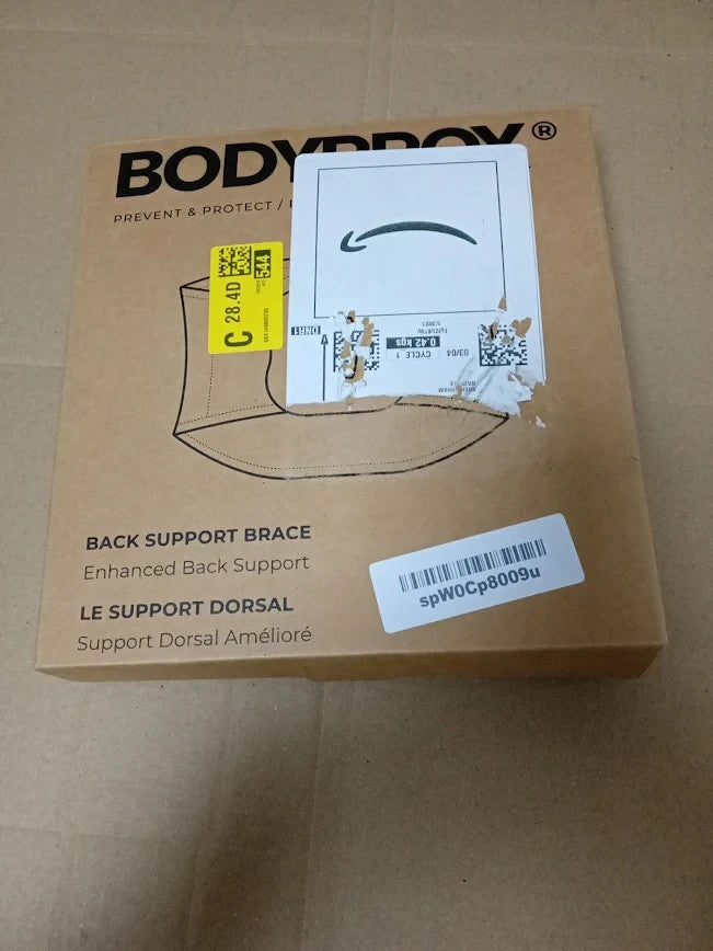Bodyprox Breathable Back Brace Support Brace Enhanced Lumbar Medium New