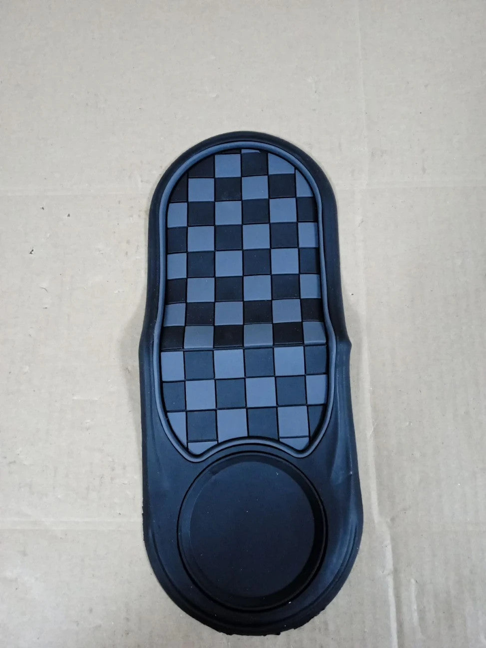 Phone Holder Large Non Slip Mat Car Parking Number Organizer Tray Dark Grey