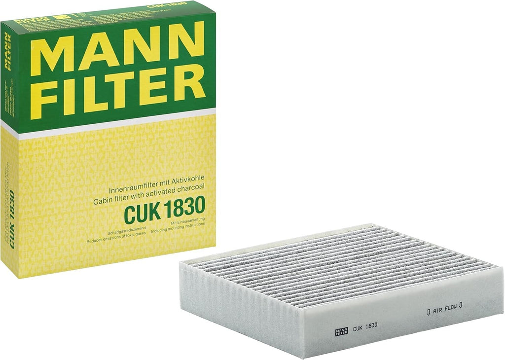 MANN FILTER CUK 1830 Cabin Air Filter Pollen Activated Carbon Cars New