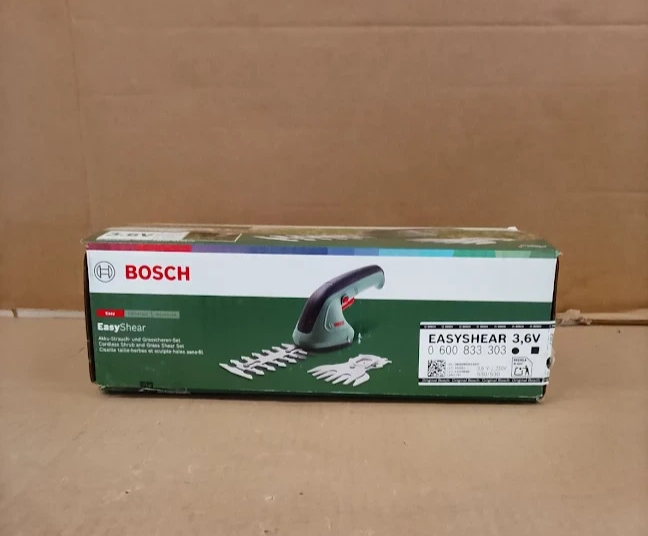Bosch EasyShear 3.6V Cordless Hedge Trimmer Grass Shear Shrub Cutter Garden Tool