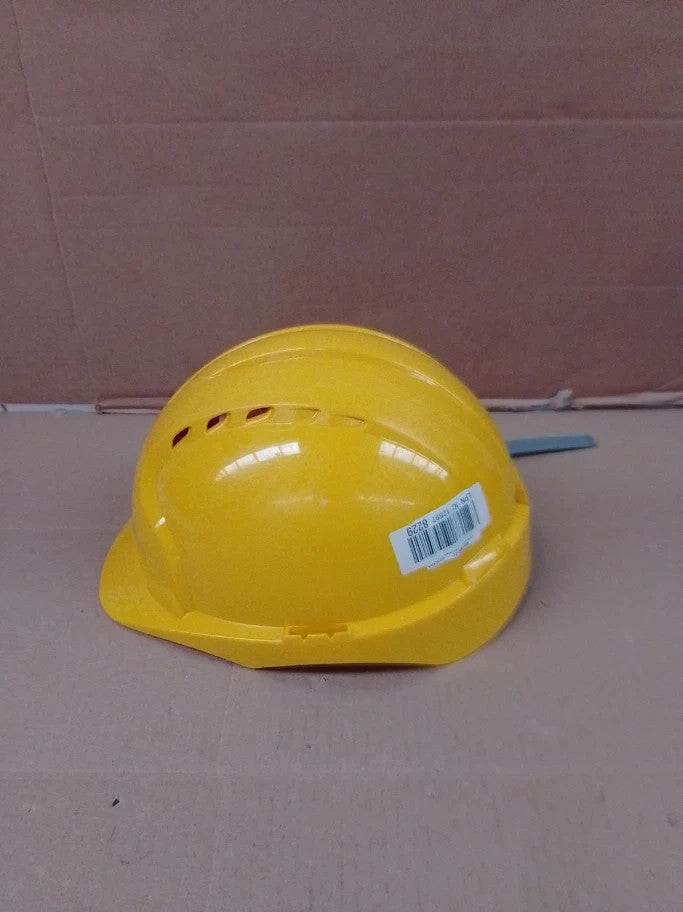 JSP EVO3 Safety Helmet Hard Hat Vented Yellow Slip Ratchet Adjustment EN397