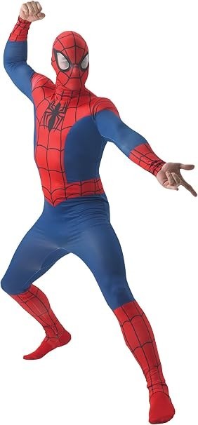 Rubies Spider Man Deluxe Adult Costume Halloween Cosplay Fancy Dress Outfit New