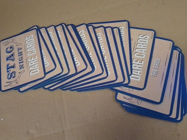 Stag Night Dare Cards Game Batchelor Party Entertaining Accessory 24pcs New