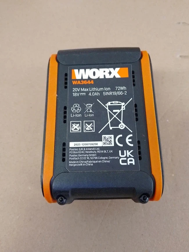 Worx WA3644 PowerShare Pro 20V 4.0Ah High Capacity Battery Battery Management