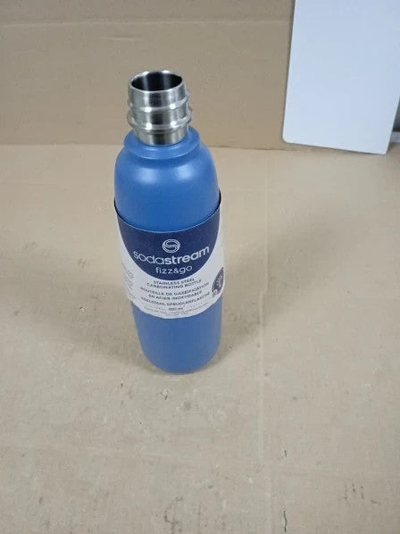 SodaStream Fizz Go Cool Stainless Steel 0.9L Double Insulated Carbonated Drinks