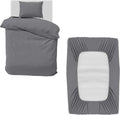 Moonlight20015 Single Bedding Set 3pcs Duvet Cover Fitted Sheet Pillow New