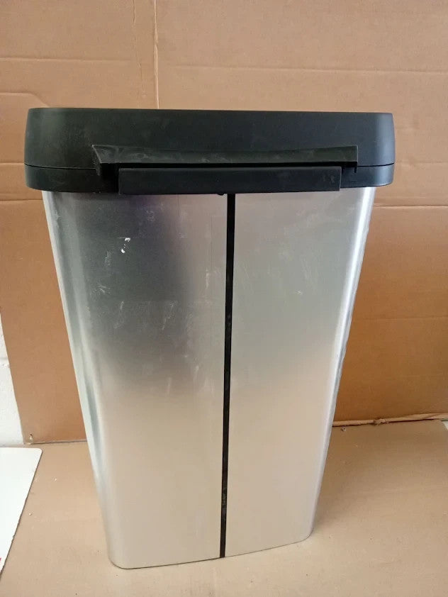 Curver 50L Mistral Silver Lift Top Bin