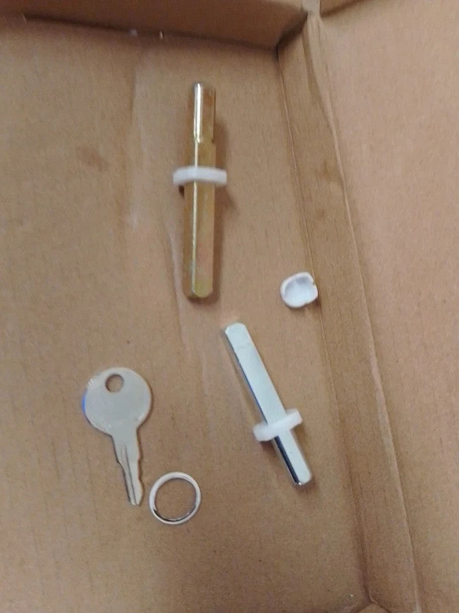 Wosta UPVC Window Handle 2pc Lockable Aluminum White Multi Spindles