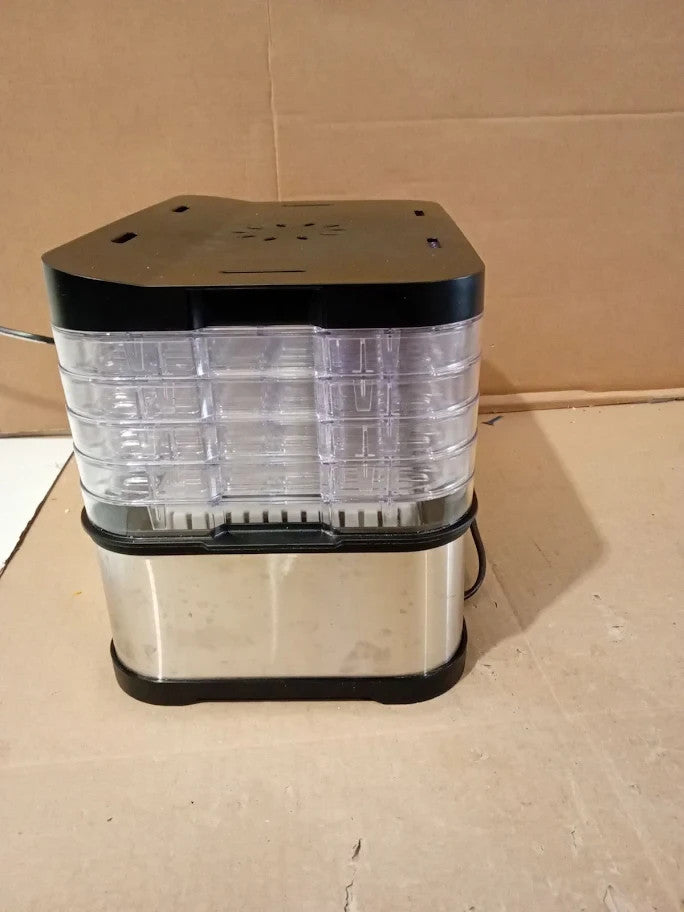 5 Tier Food Dehydrator Yabano Compact Dehydrators LED Display Food And Jerky