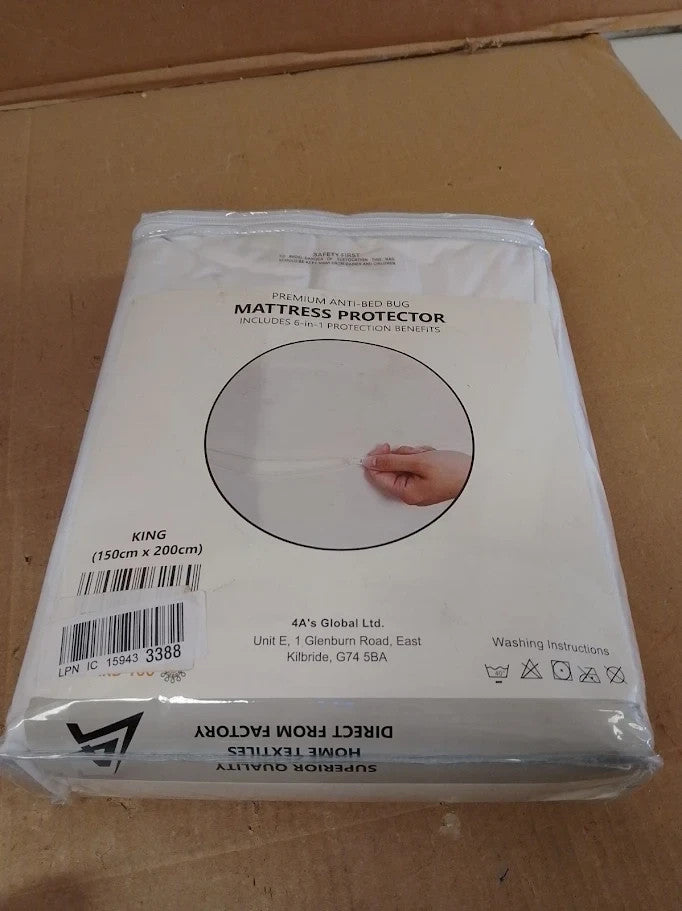Heaven High Premium Waterproof Mattress Encasement Bed Bug Dust Mite King New
