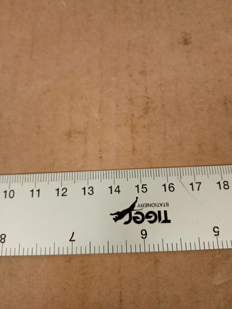 Heavy Duty Stainless Steel Ruler 12in 30cm Metal Kit Perfect Straight Edge