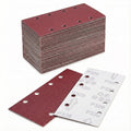 40 Pices Sanding Sheets Electric Sander Rectangle Pads 8 Holes 95x185mm Grits