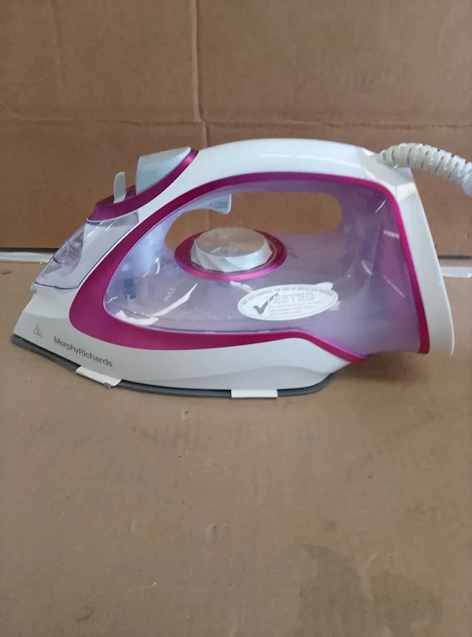 Morphy Richards TurboGlide Steam Iron Ceramic Non stick Soleplate 400ml 2800w