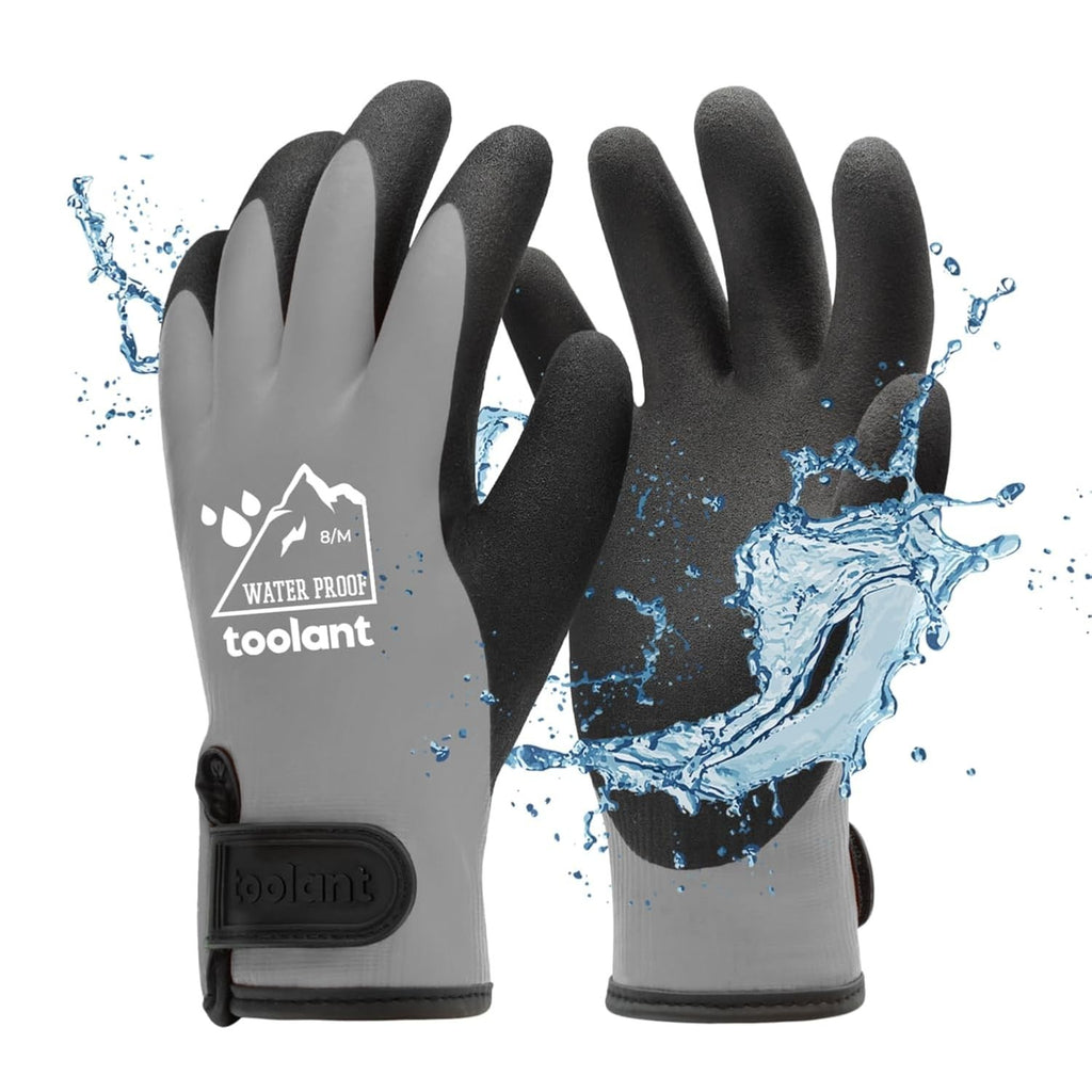 100% Waterproof Gloves Unisex Winter Work Medium Cold Weather Touchscreen New