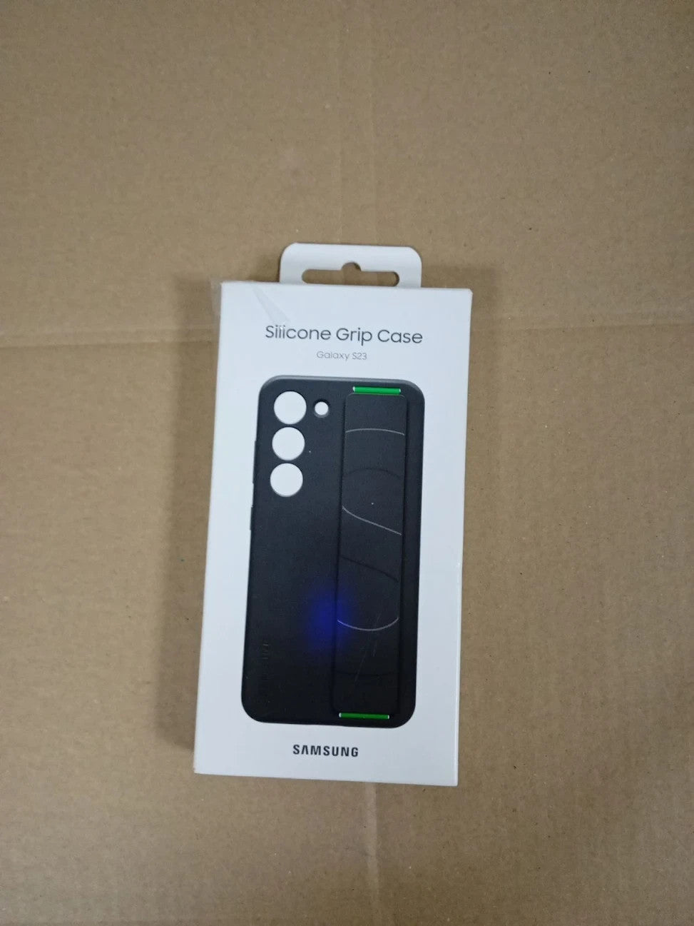 Samsung Galaxy S23 Diamond Silicone Grip Case Black