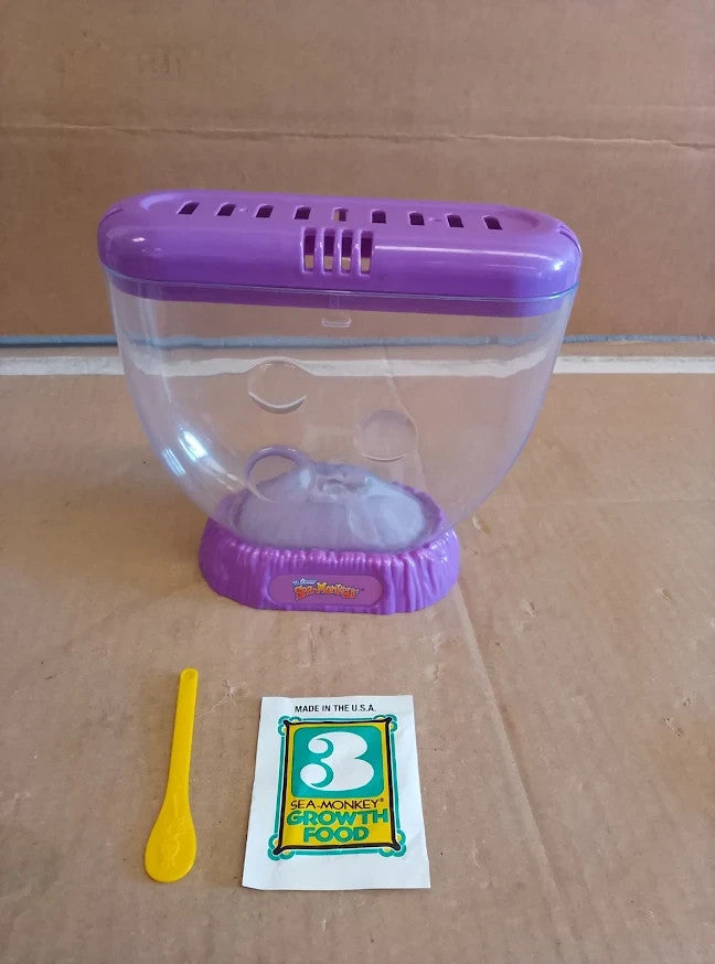 Original Sea Monkeys Ocean Volcano Grow Own Pets Science Kit Tank Eggs Design