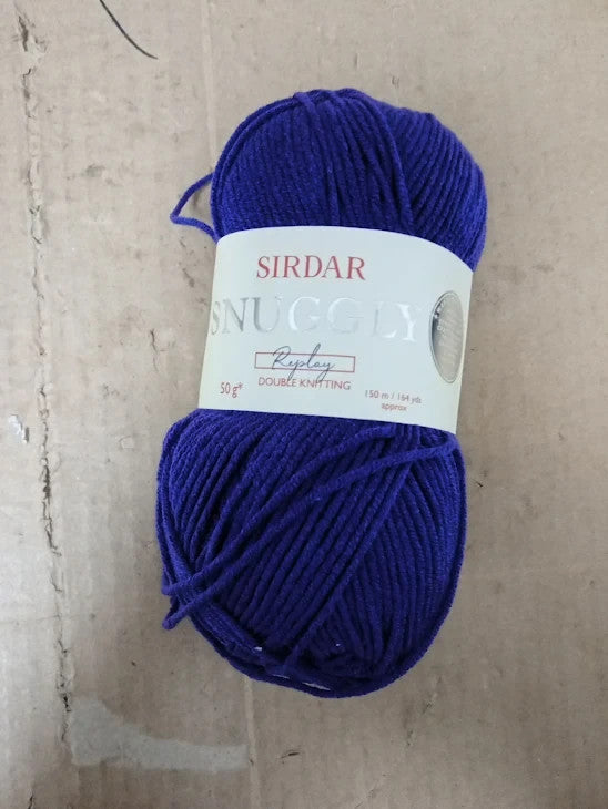 Sirdar Snuggly Replay DK Double Knitting Quiet Violet 122 50g New