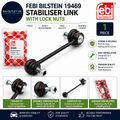 Febi Bilstein 19469 Stabiliser Link Lock Nuts 1 Piece Black Modern Design