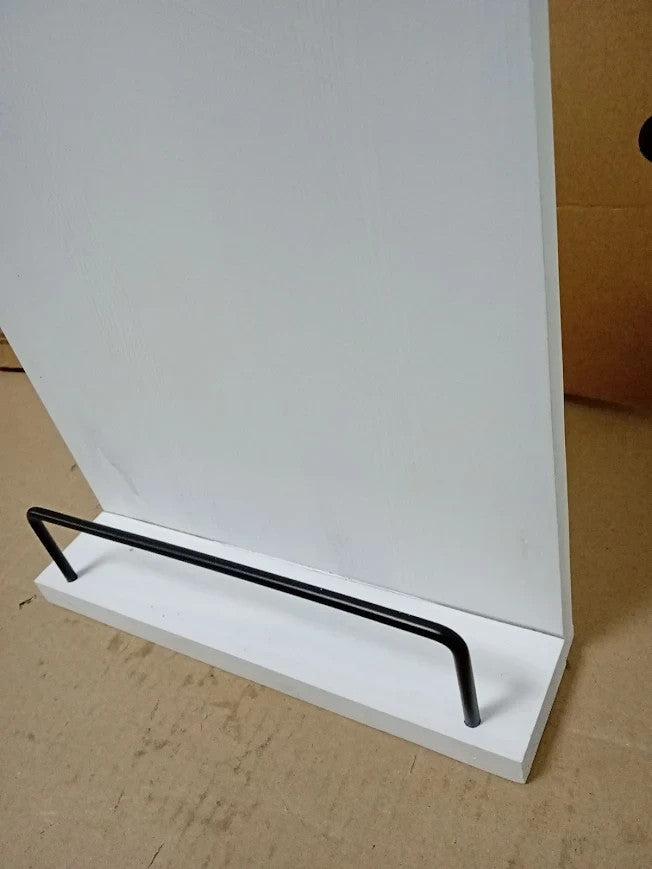 Puersi Recipe Book Stand Wooden Cookbook Stands Kitchen Adjustable White