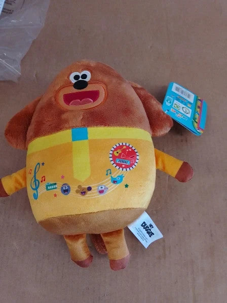 Hey Duggee Talking Soft Toy Brown Super Soft Huggable 27x16x26cm New