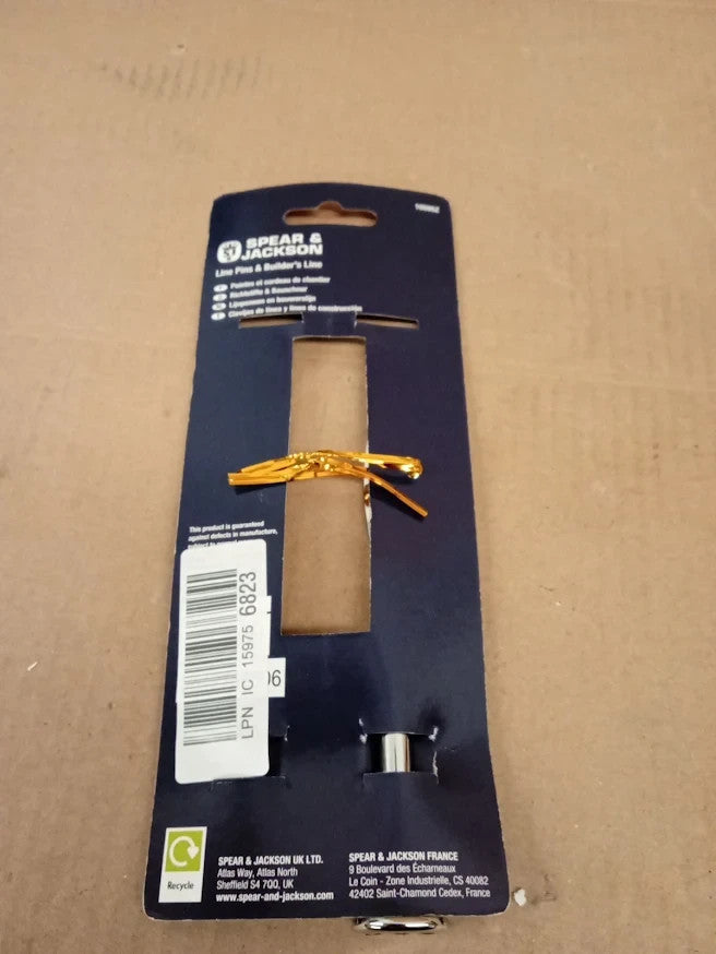 Spear & Jackson 10505Z Line Pins Garden Tool Marker Stakes Set D Durable New