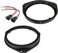 Soundway Spacer RIngs Adapters Harness Kit 6.5in Speakers Black New
