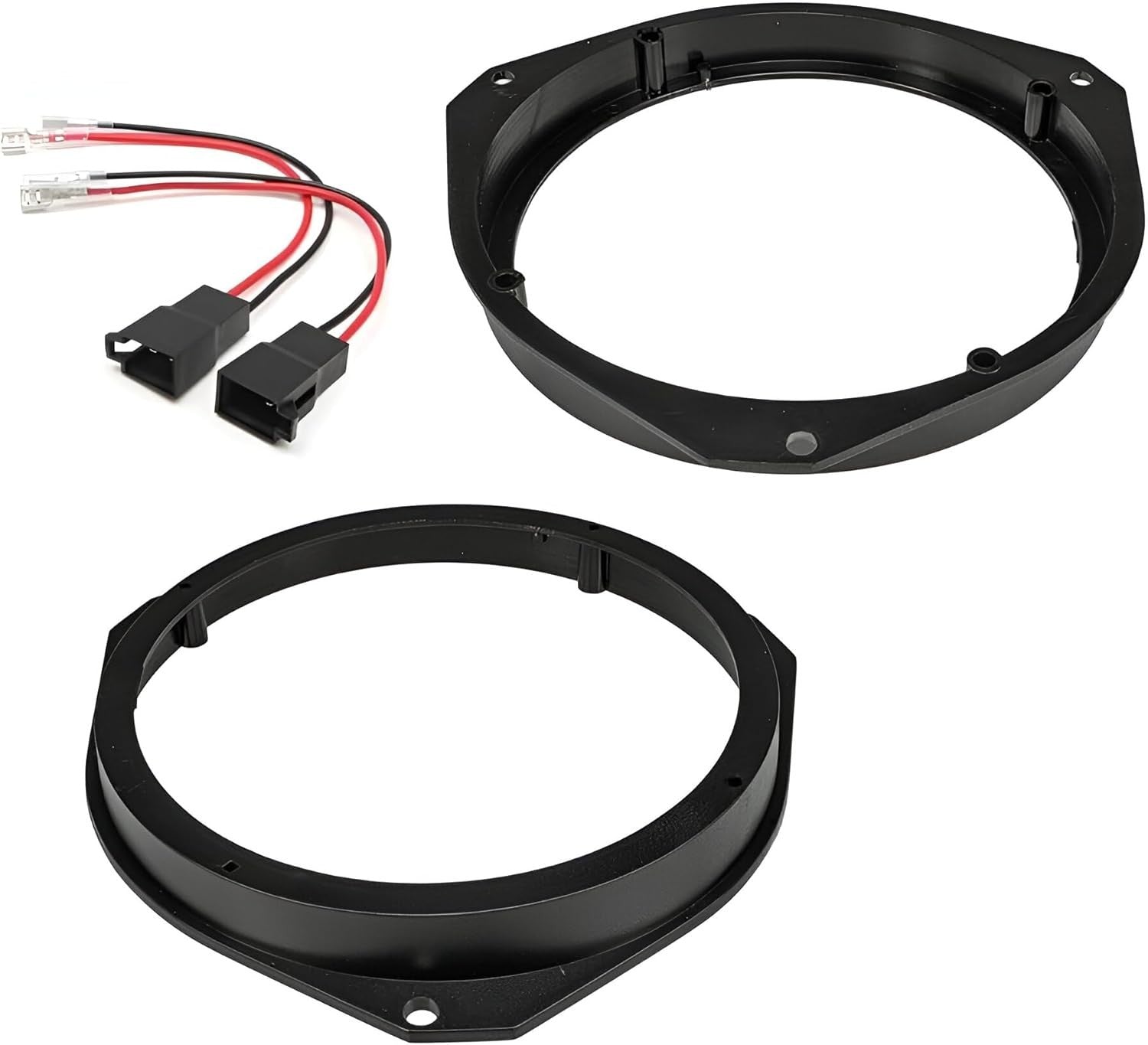 Soundway Spacer RIngs Adapters Harness Kit 6.5in Speakers Black New