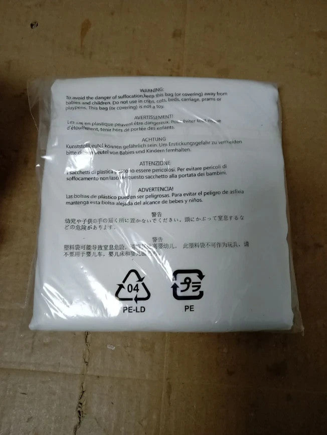 Amazon Basics Microfiber Pillowcases Standard 50x80cm Pack Of 2 White New