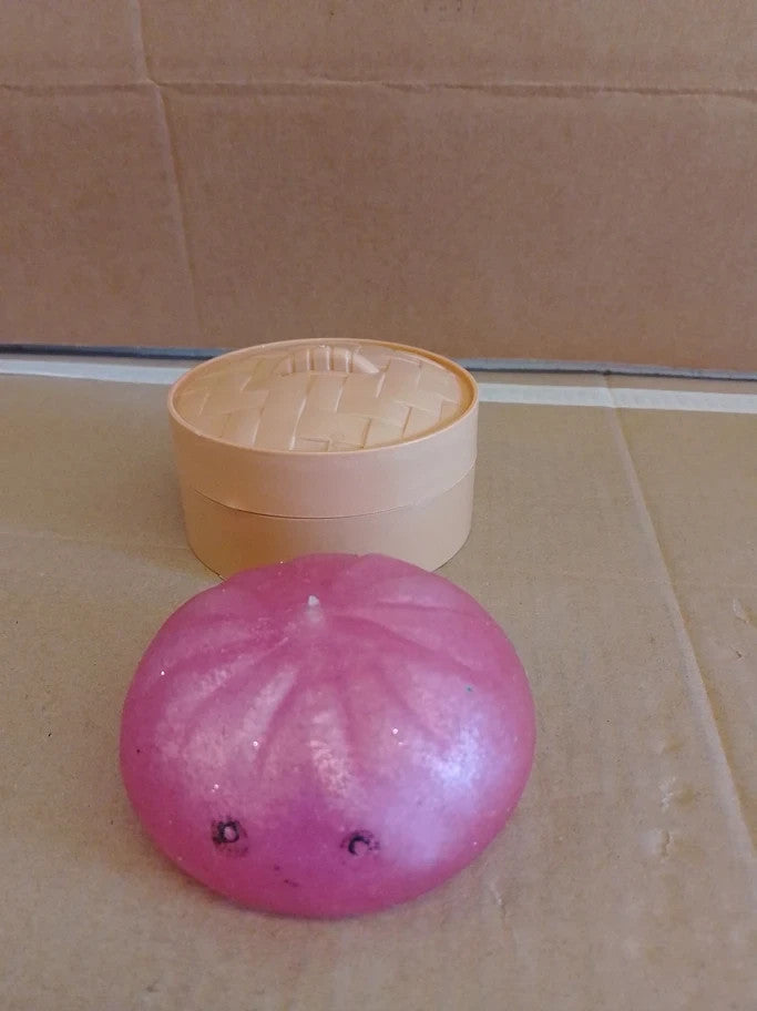 Toyland Mystery Shiny Squishy Bao Dumpling Sensory Fidget Toy Plastic Steam 3+