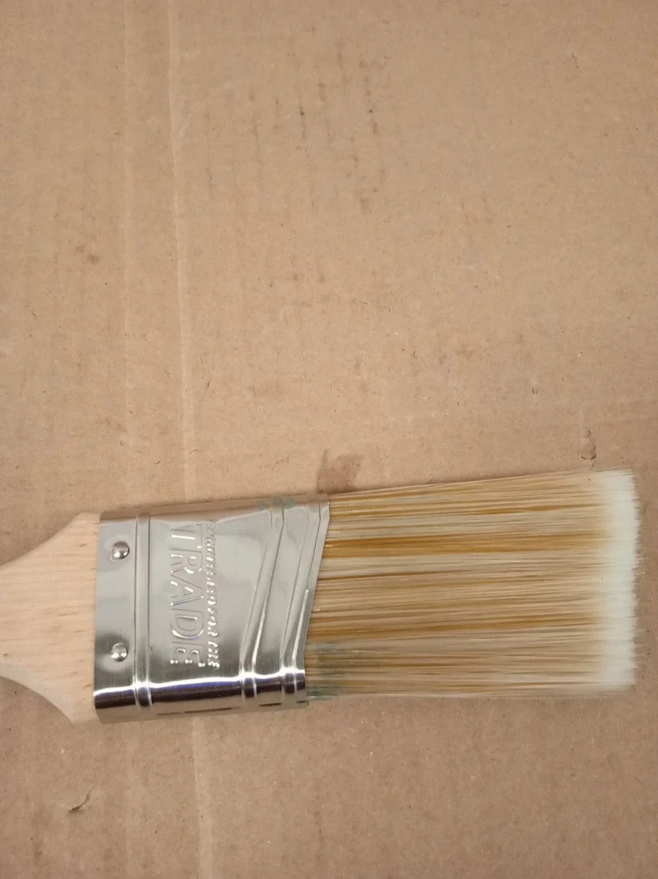 Harris Trade Angled Sash Brush 1.5in Large 1 Piece Natural Wood HRINT34911S