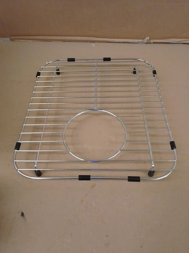 2Pack Stainless Steel Kitchen Sink Grid 13.2x11.6x1.2in Sink Protectors Rear New