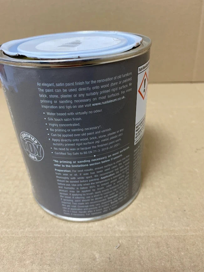 Rust Oleum Brown Furniture Skirting Board Paint In Satin Finish 750ml