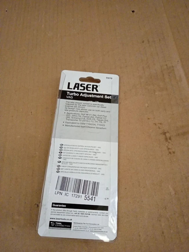 Laser 7070 Turbo Adjustment Set For VAG Chrome Vanadium New