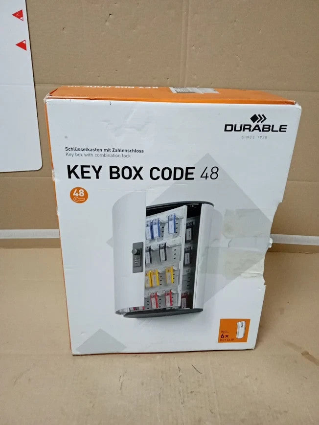 Durable Key Safe Box 48 Wall Mounted Key Holder Cabinet Combination Lock New