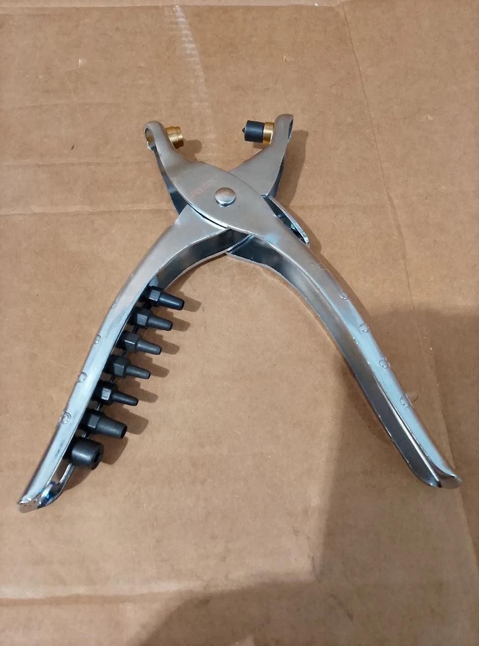 Amtech Interchangeable Punch Eyelet Pliers 6 Hole Sizes Eyelets Straps Crafts