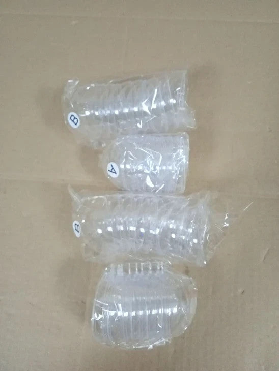 5cm Clear Baubles Empty Plastic Baubles Fill Christmas Tree Decoration New