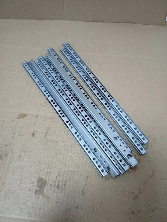 Emuca Set Of 5 Pairs 10pcs Partial Extension Ball Bearing Runners Slides New