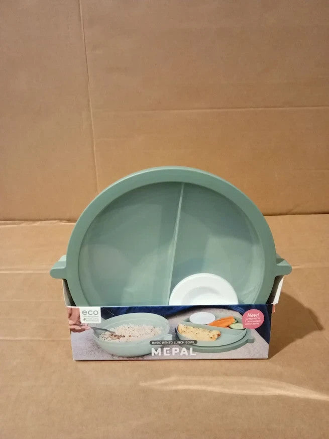 Mepal Vita Bento Lunch Bowl 1500ml Multi Compartment Salad Box Nordic Sage New
