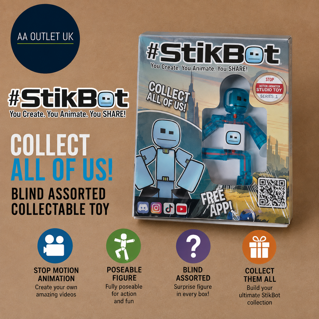 StikBot Figures Blind Assorted Collectable Stop Motion Toys Quality Design New