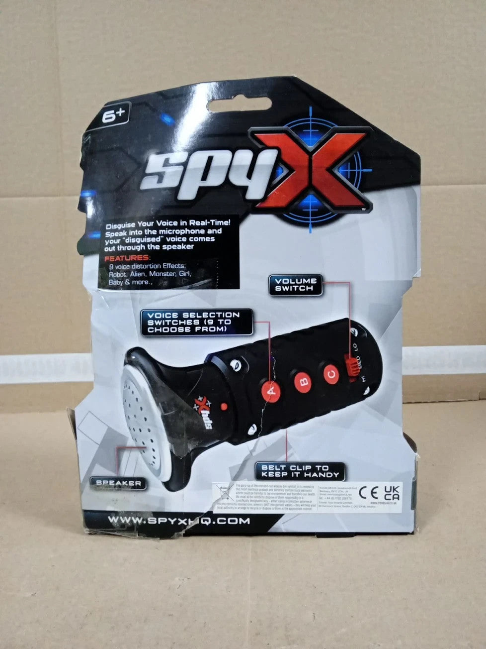 SpyX Secret Voice Changer Kids Electronic Fun Spy Audio Megaphone Toy Disguise