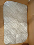 Ironing Mats Table Top Portable Boards Steam Pressing Travel 19x33in Silver