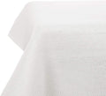 Deconovo Solid Faux Linen Rectangle Tablecloth Water Resistant 51x87in New